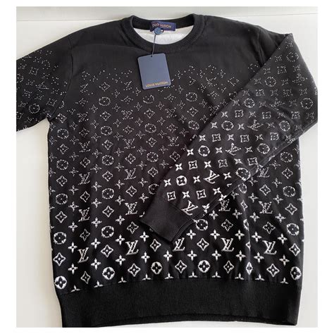 louis vuitton sweater black|louis vuitton sweater price.